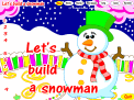 Let's build a snowman@Ⴞ܂낤